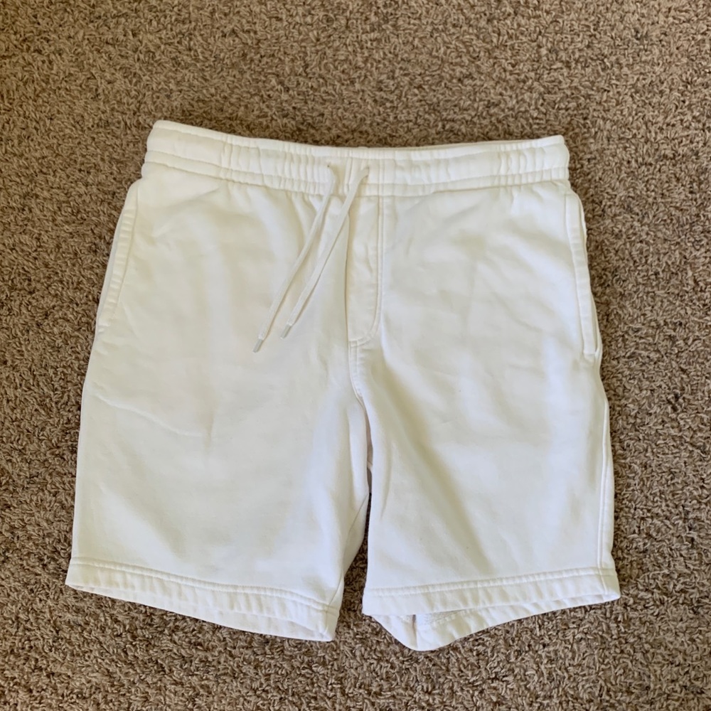 White Sweat Shorts